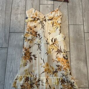 Vera Wang Lavender Label Ruffle Dress